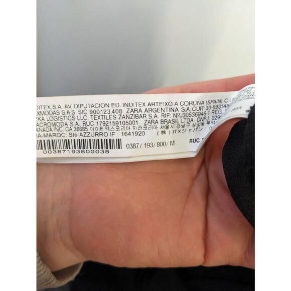 β¨ Zara Black, Gold & Silver Jumpsuit π₯ (M) - Picture 10 of 14